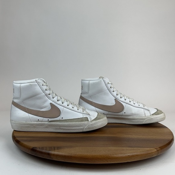 Nike Shoes - Womens Nike Blazer Mid '77 Vintage White‎ Leather Casual Sneakers Shoes Size 9 M